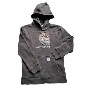 Brown Carhartt Hoodie Sweatshirt